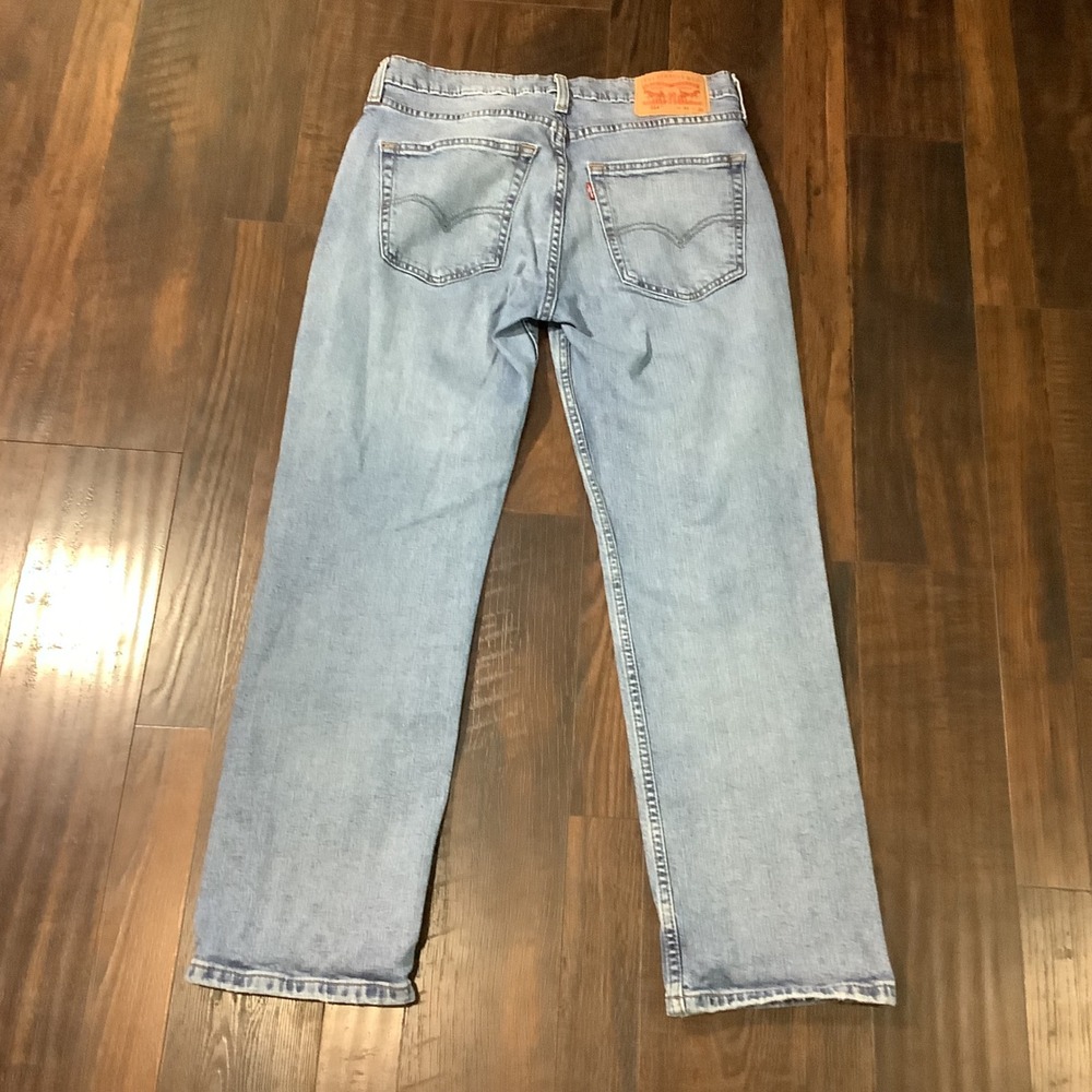 Levis 514 Straight Fit Mens Jeans Light Wash Blue Denim 31x30 00514-1713